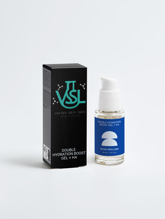 Hyaluronic Acid Face Gel for Dry Skin - Hydrating Moisturizer Gel - Double Boost Formula