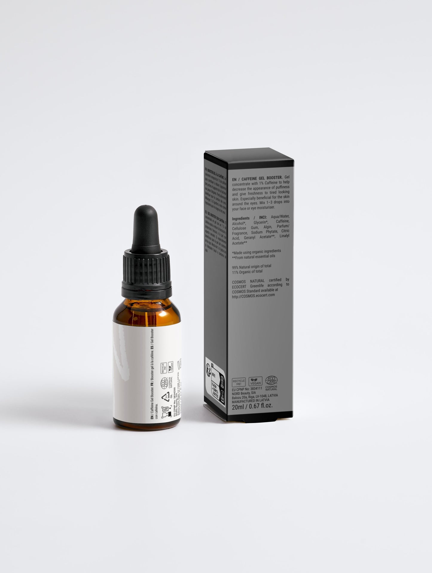 Caffeine Eye Gel for Dark Circles - Under Eye Treatment - Anti Puffiness Formula