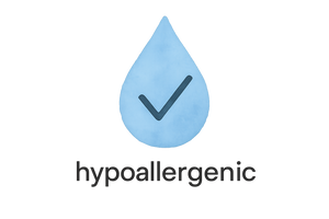 Hypoallergenic Badge - Transparent